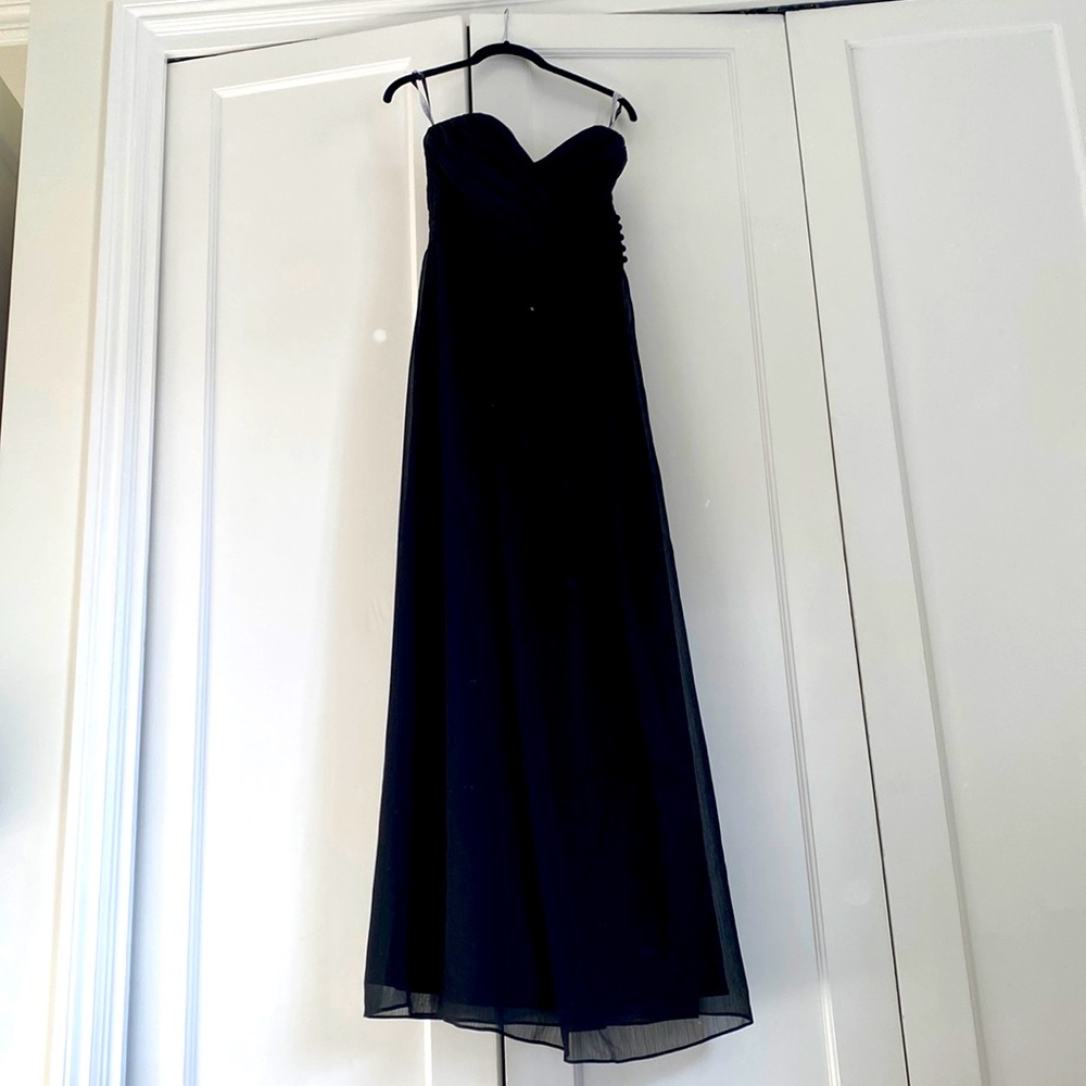 Jenny Yoo Collection. Size 2. Black. With optional sash. Like new!